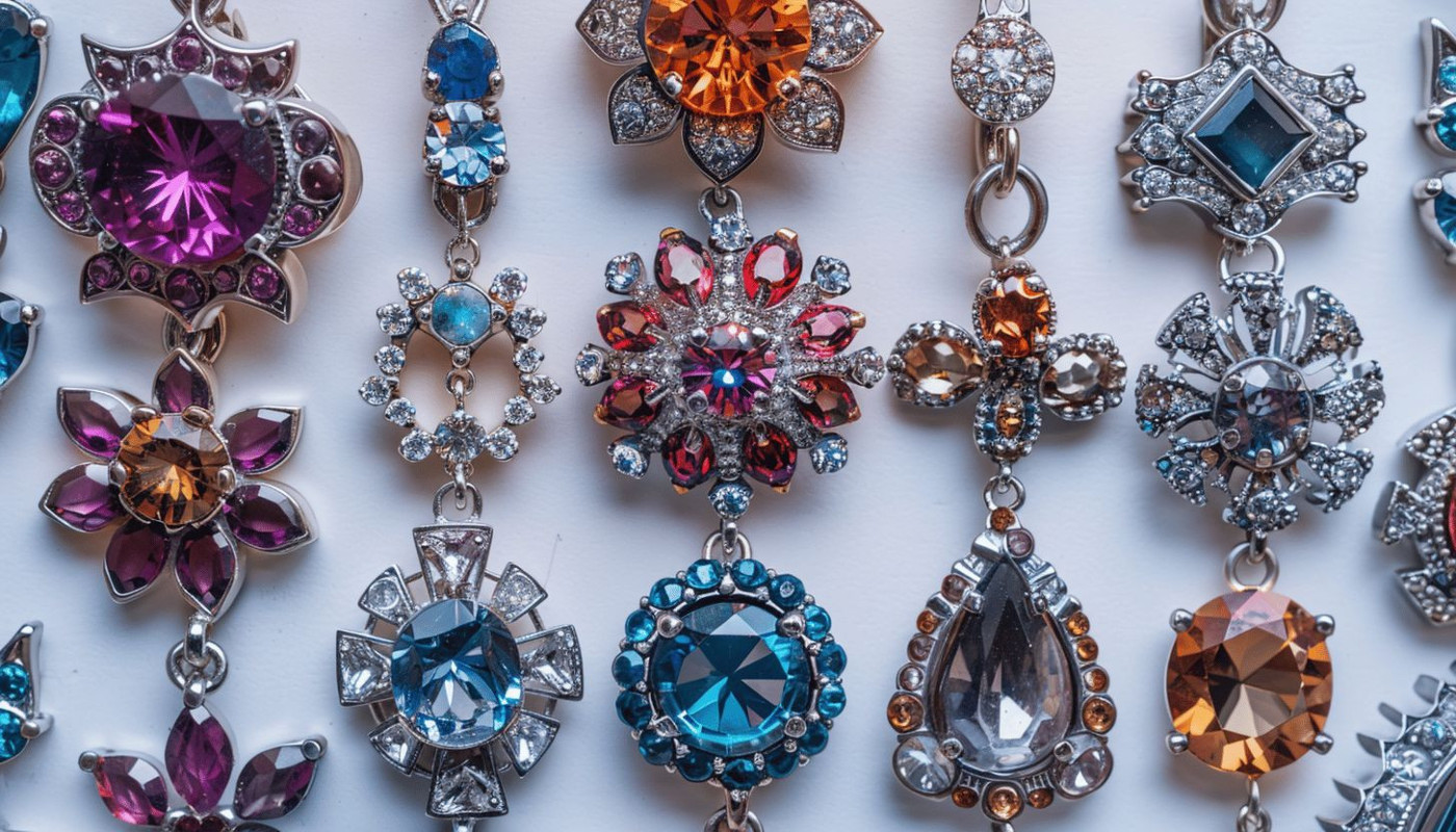 8 Piercings Nombril Acier Inoxydable 316L - Pendants Fleur, Cœur, Papillon - Taille 10 Mm, 14G