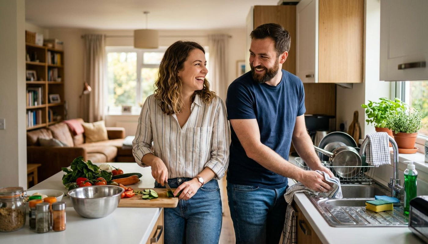 Divers - Routines de ménage partagées : la recette du couple moderne ?
